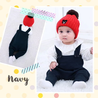 ニットオーバーオール