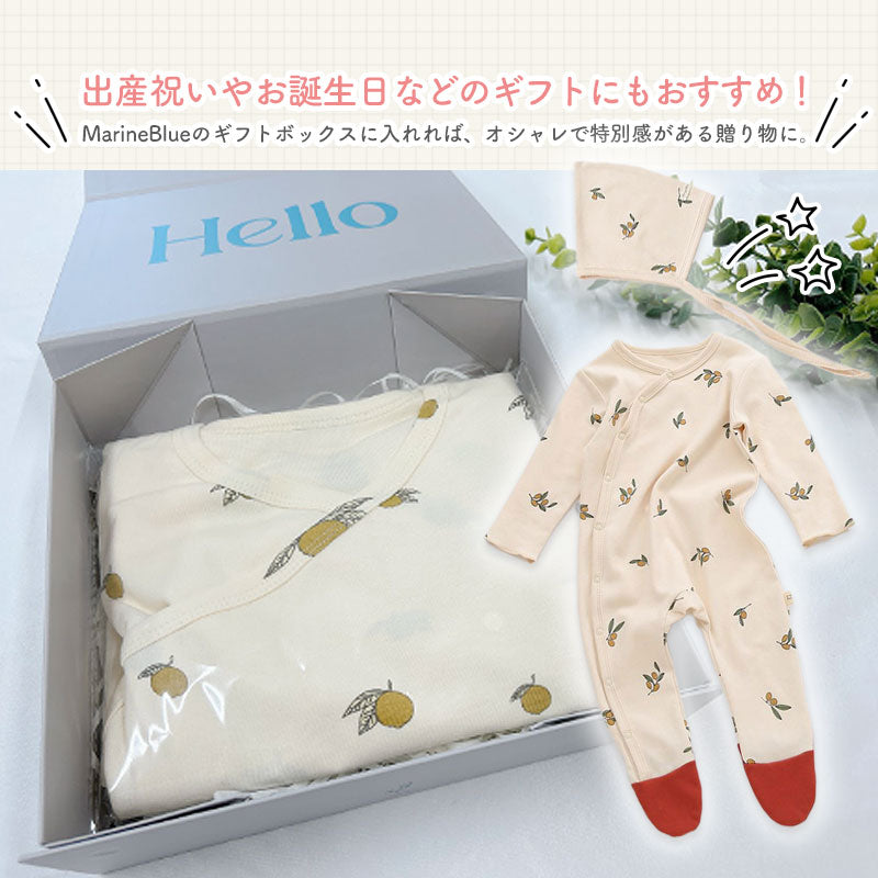 つま先付きロンパース