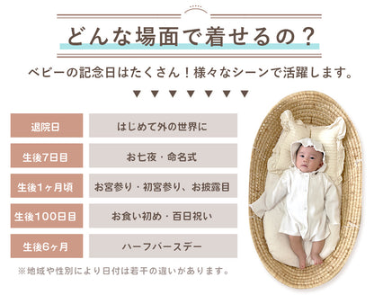 ワッフルロンパース