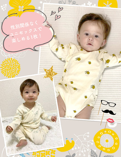 長袖ロンパース上下セット