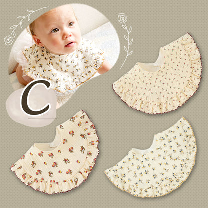 フリル付きサークルスタイ1枚