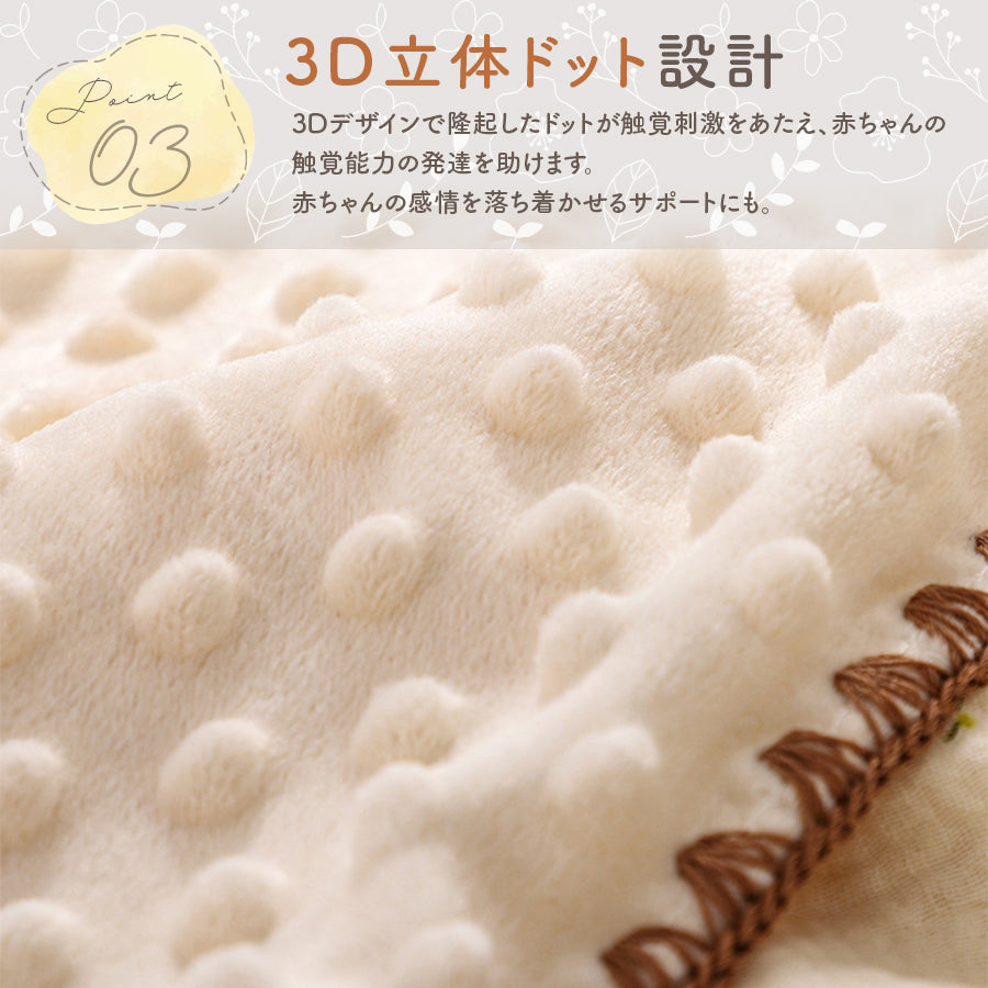 裏起毛3Dブランケット