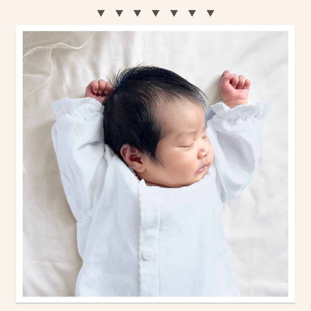 斜めボタン退院着