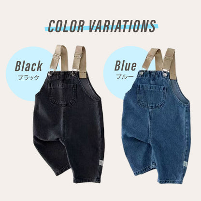 肩紐調節サロペット