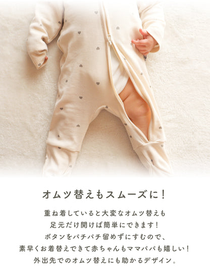 チャック付きリブロンパース