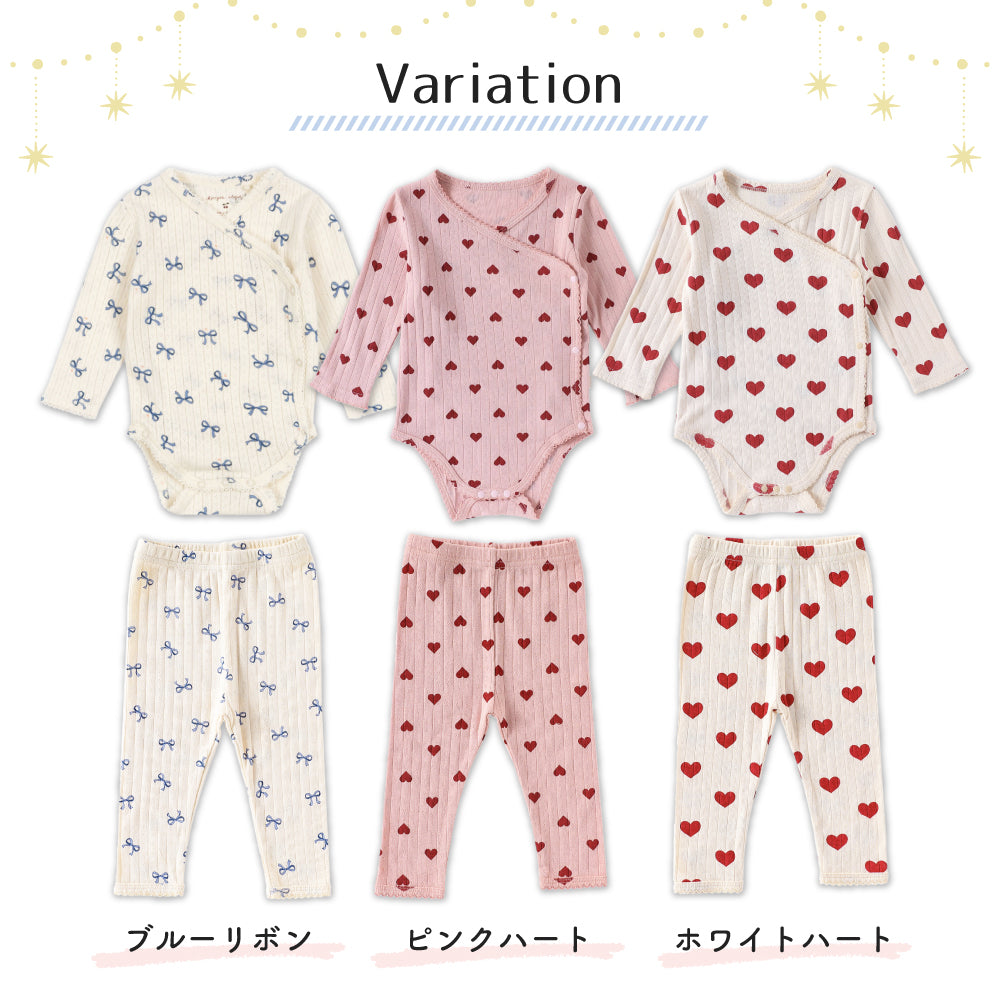 長袖ベビーガールロンパース