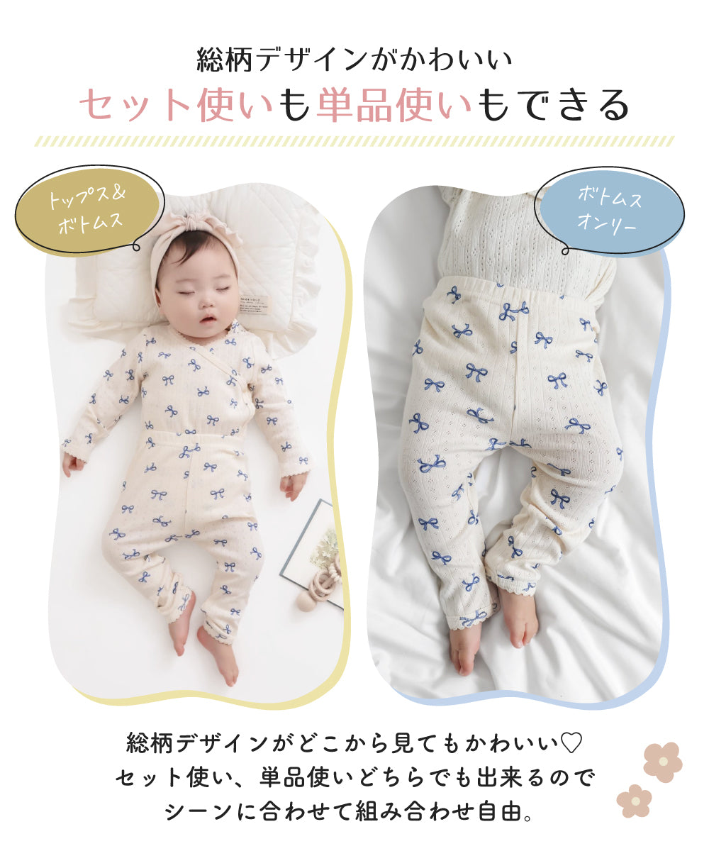 長袖ベビーガールロンパース