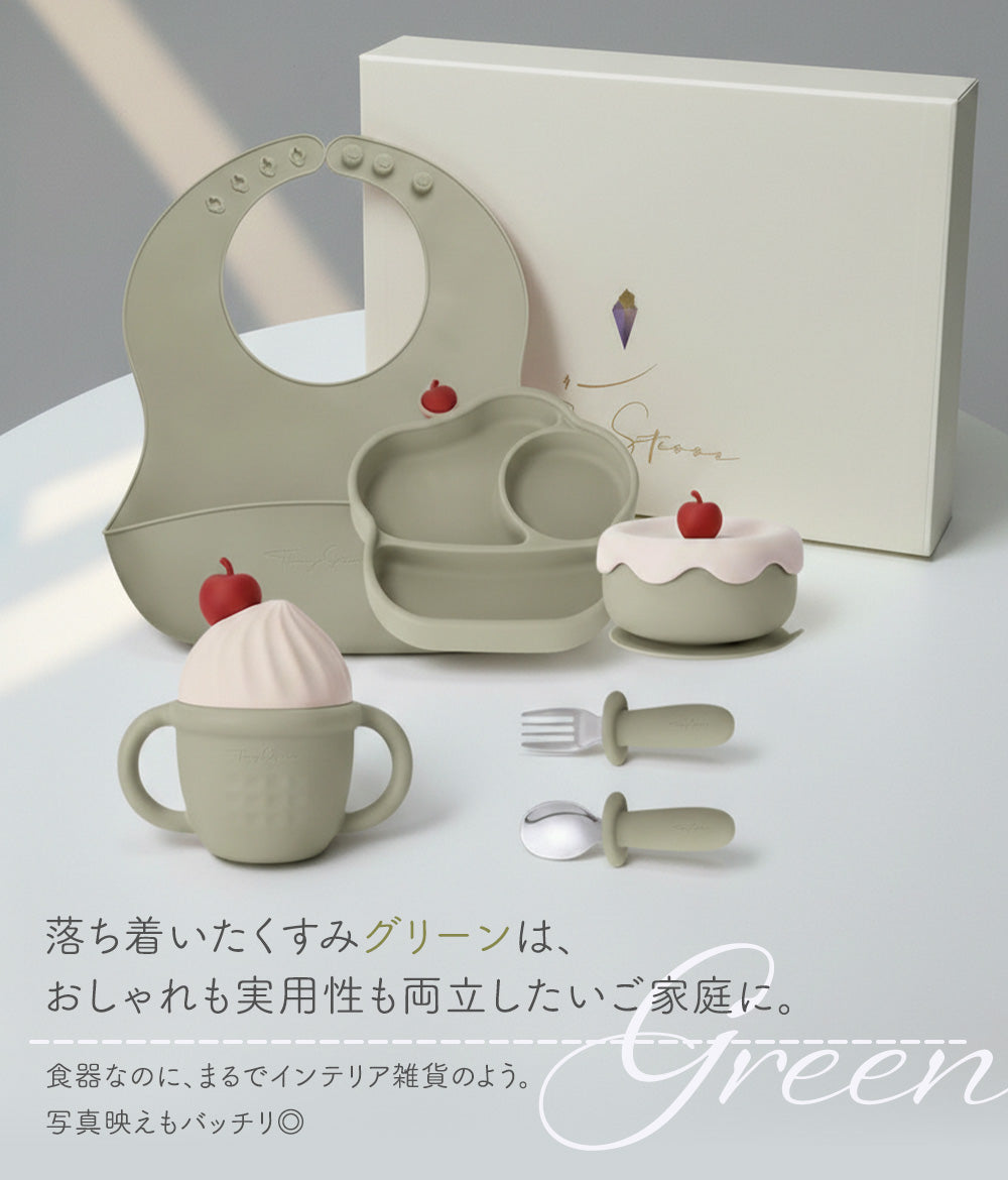 ケーキ型食器セット