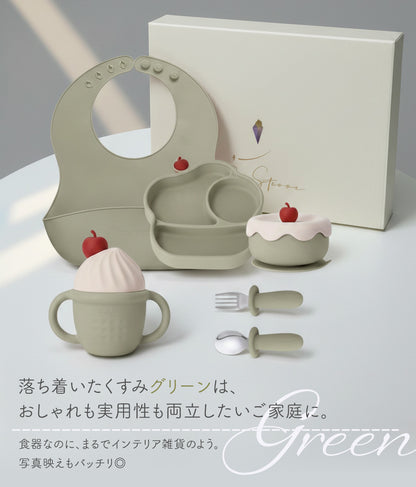 ケーキ型食器セット