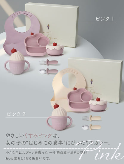 ケーキ型食器セット