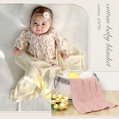 ベビーニットブランケット