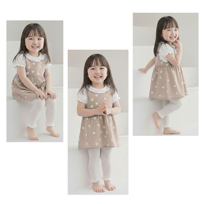 透かし編みレギンス