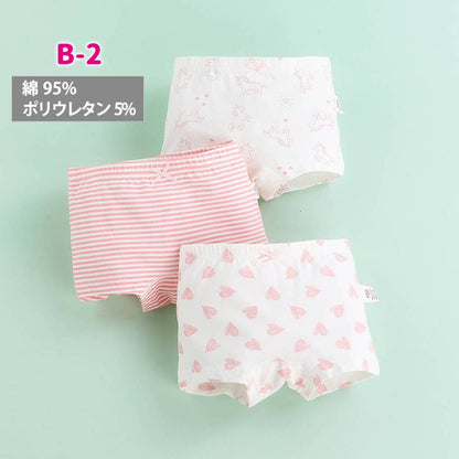 女の子ボクサーパンツ3枚