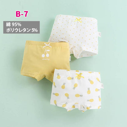女の子ボクサーパンツ3枚