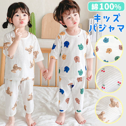 キッズ七分丈パジャマ