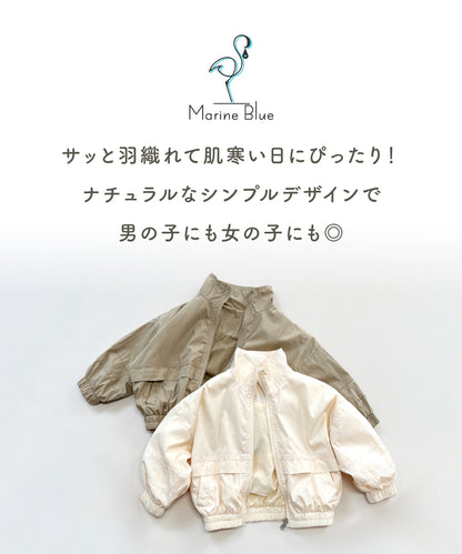 キッズシンプルブルゾン