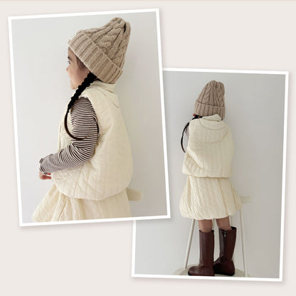 ガールキルティングセットアップ