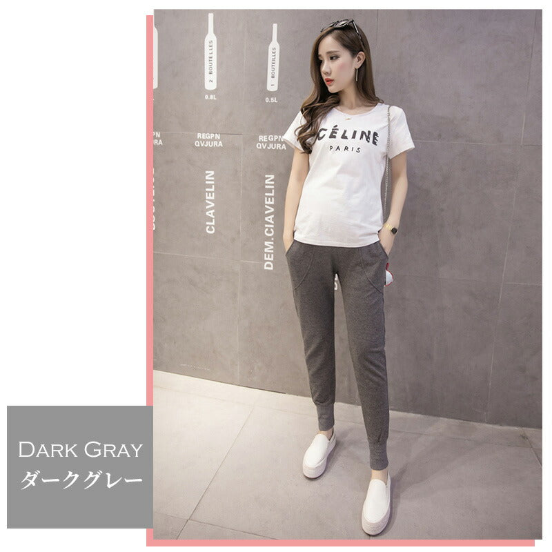 マタニティスウェットパンツ