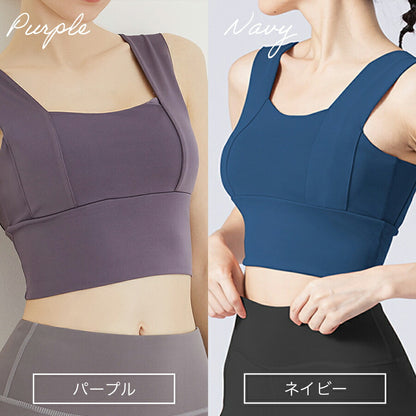 ビスチェ風スポーツブラ