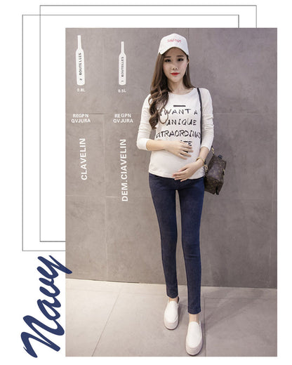 マタニティデニムレギンス