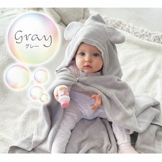 フロントボタンバスローブ