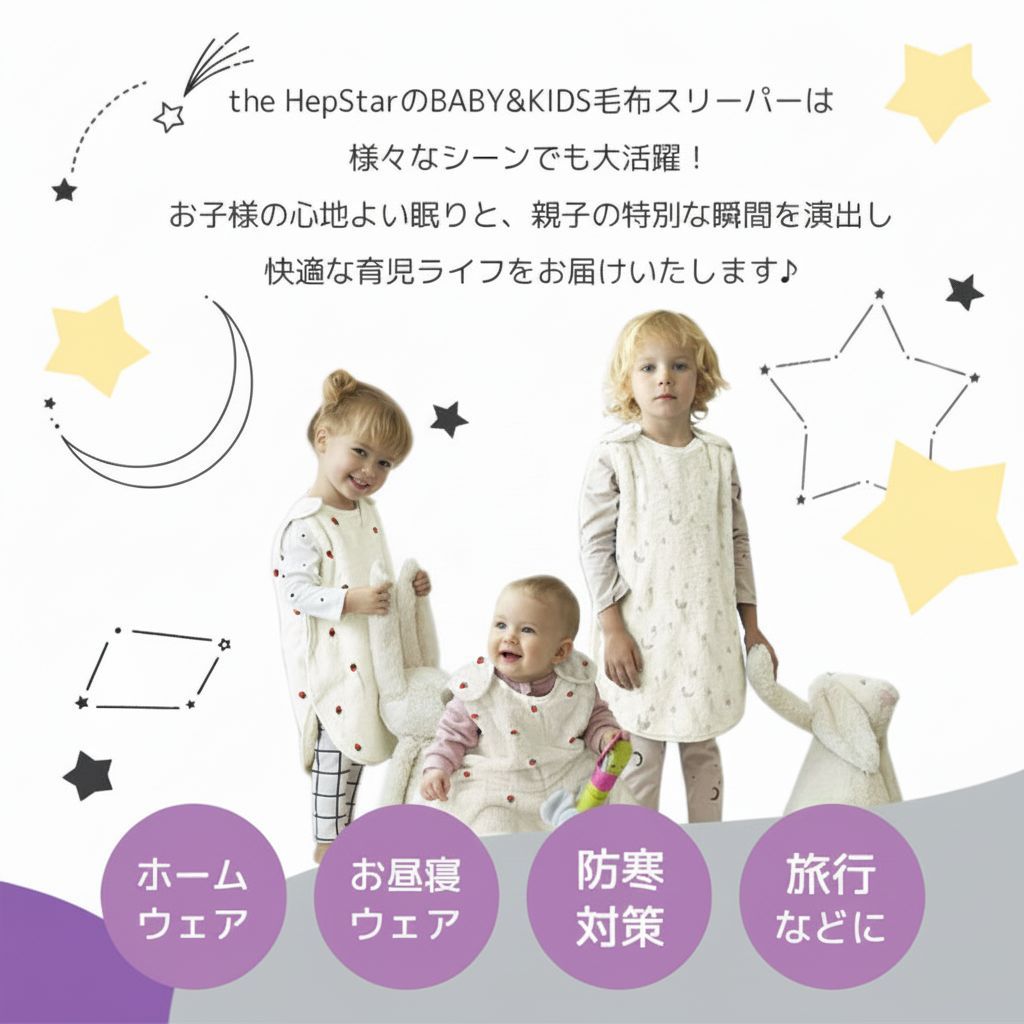 hepstar毛布スリーパー